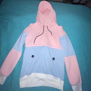 SHEIN colorblock hoodie